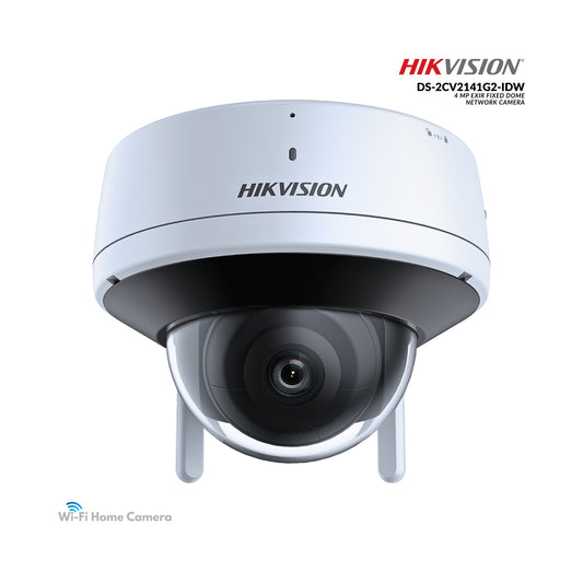 Hikvision DS-2CV2141G2-IDW 4 MP EXIR Fixed Wi-Fi Dome Network Camera