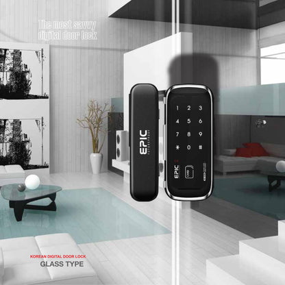 Epic ES-303G Digital Smart Door Lock for Glass