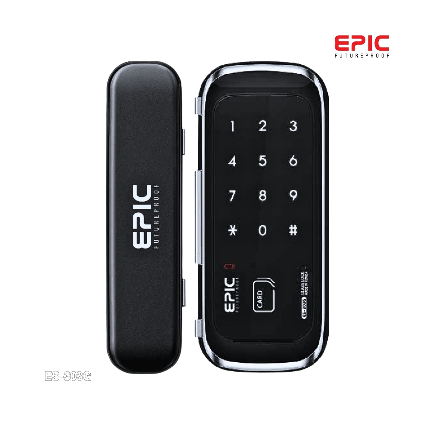 Epic ES-303G Digital Smart Door Lock for Glass