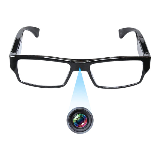 1080p FHD Ultra Slim Invisible Lens Eyewear Goggles Hidden Spy Camera