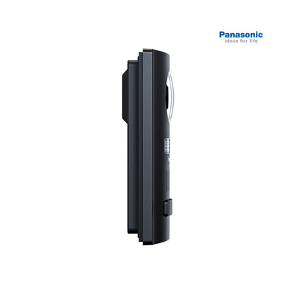 Black electronic device with Panasonic logo on a white background